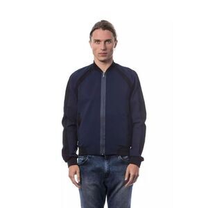 Verri Blue Viscose Men's Bomber